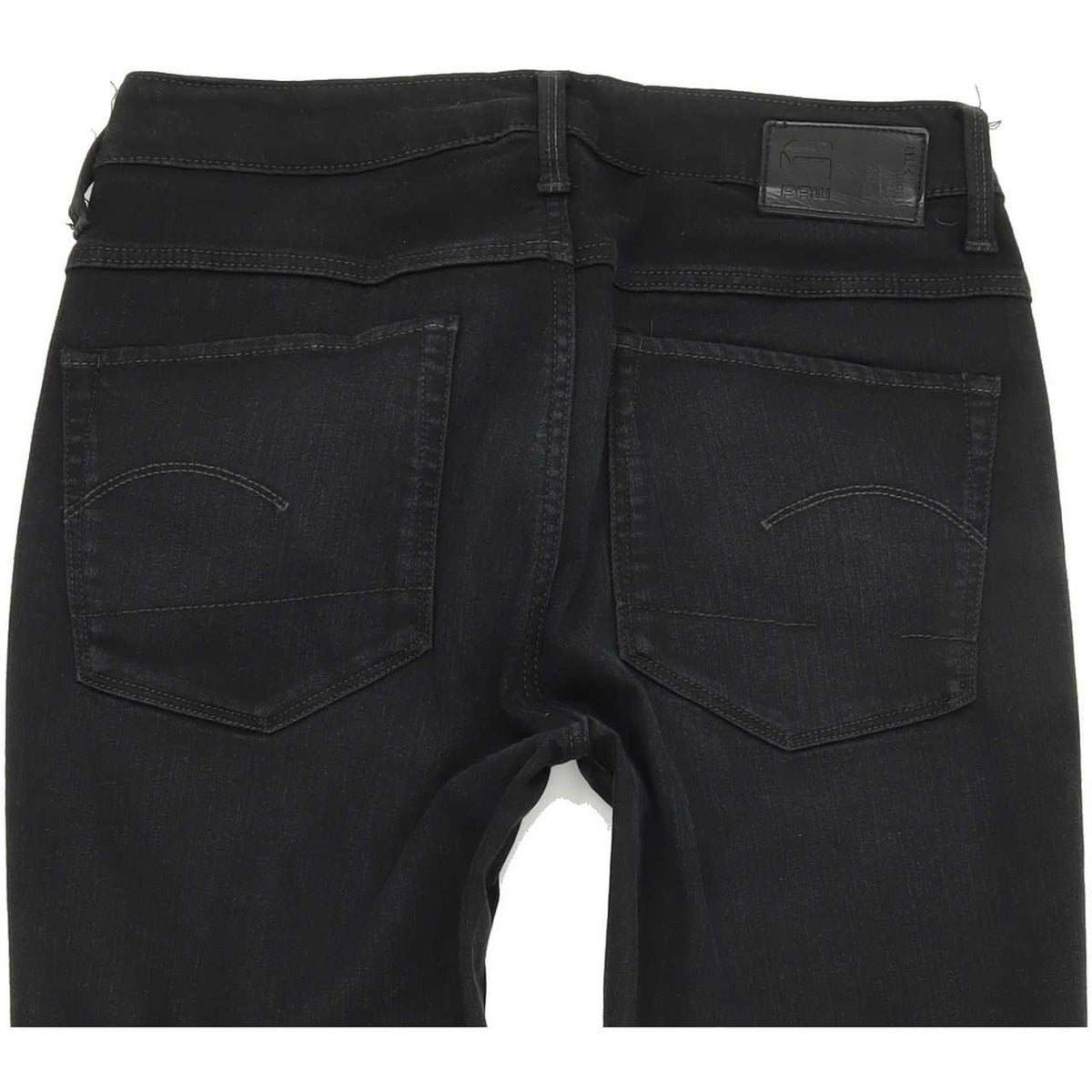 G-Star 3301 Deconst Women Black Skinny Slim Stretch Jeans W26 L28