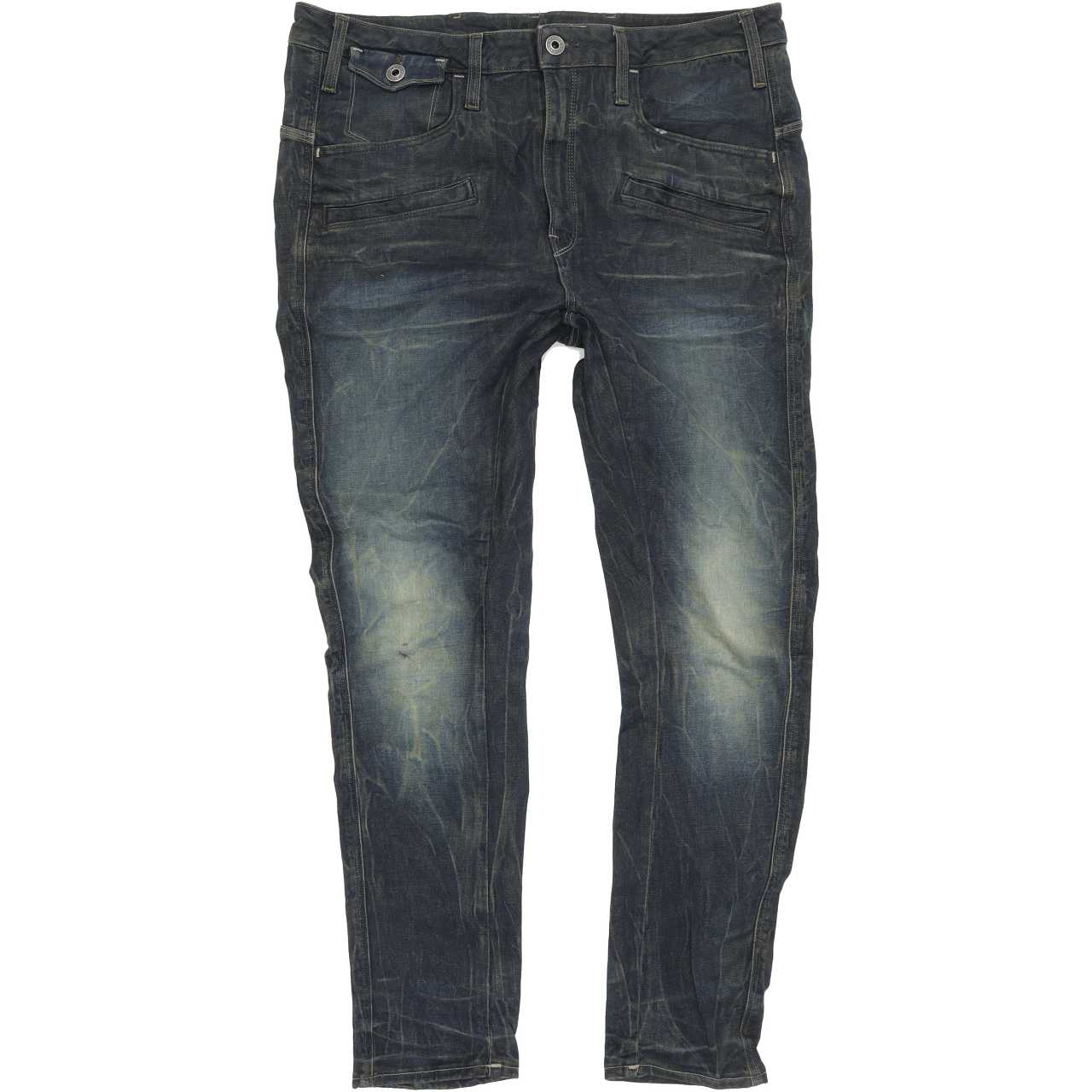 G-Star Davin Blue Tapered Regular Stretch Jeans High Waisted W30 L30