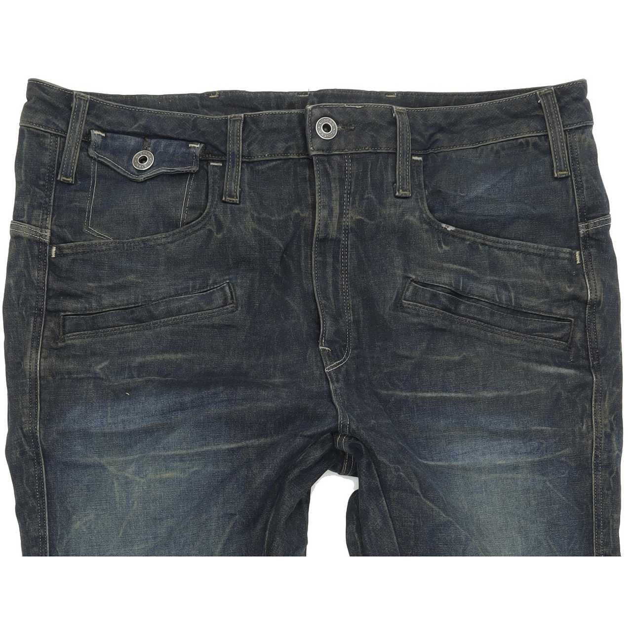 G-Star Davin Blue Tapered Regular Stretch Jeans High Waisted W30 L30
