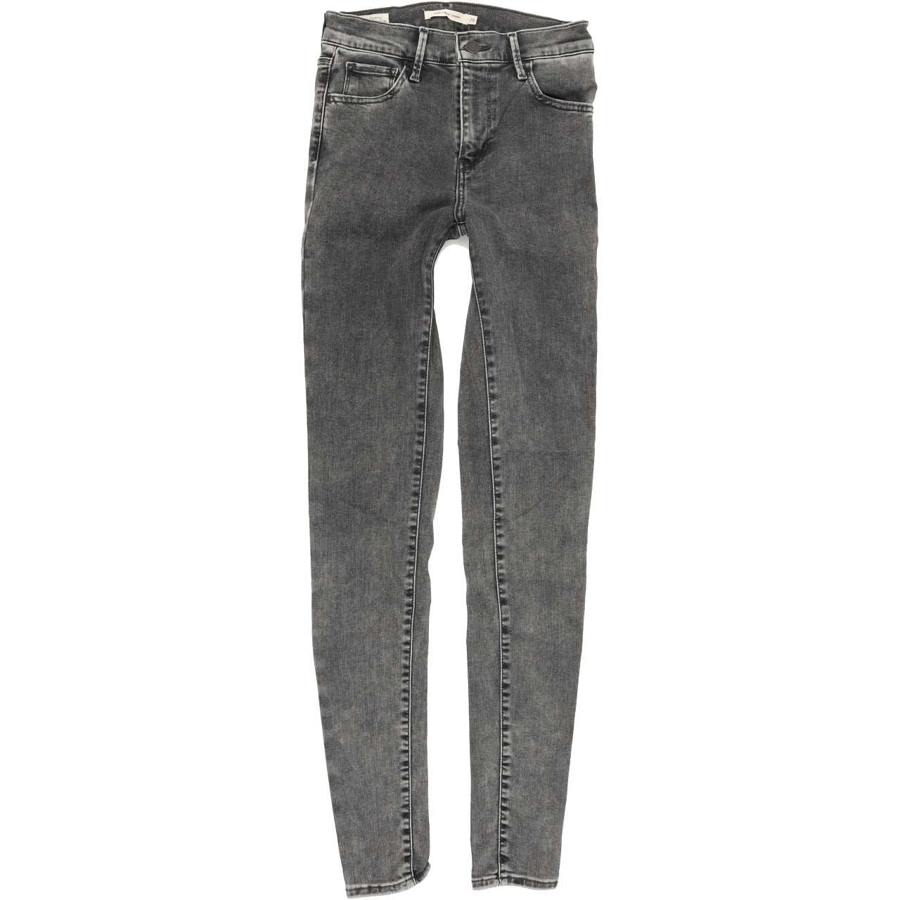 Levi's 720 Super Women Grey Skinny Slim Stretch Jeans W26 L32