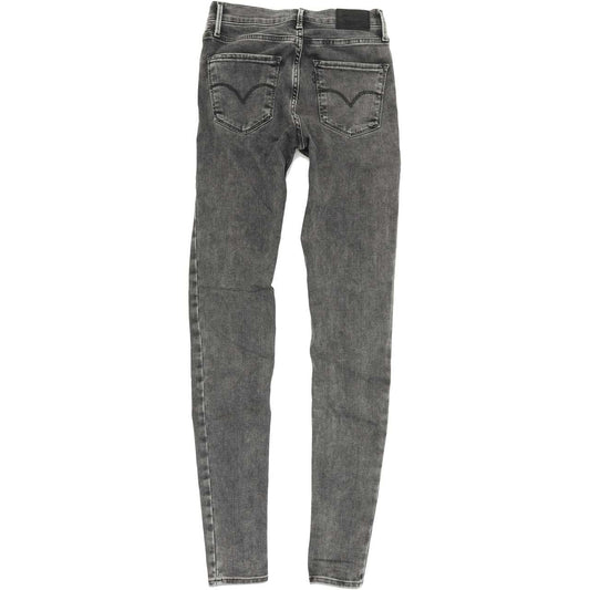 Levi's 720 Super Women Grey Skinny Slim Stretch Jeans W26 L32