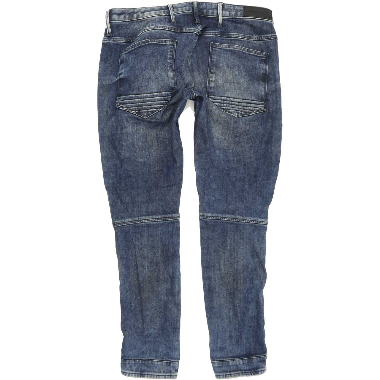 G-Star 5620 Custom Women Blue Tapered Regular Stretch Jeans W31 L30