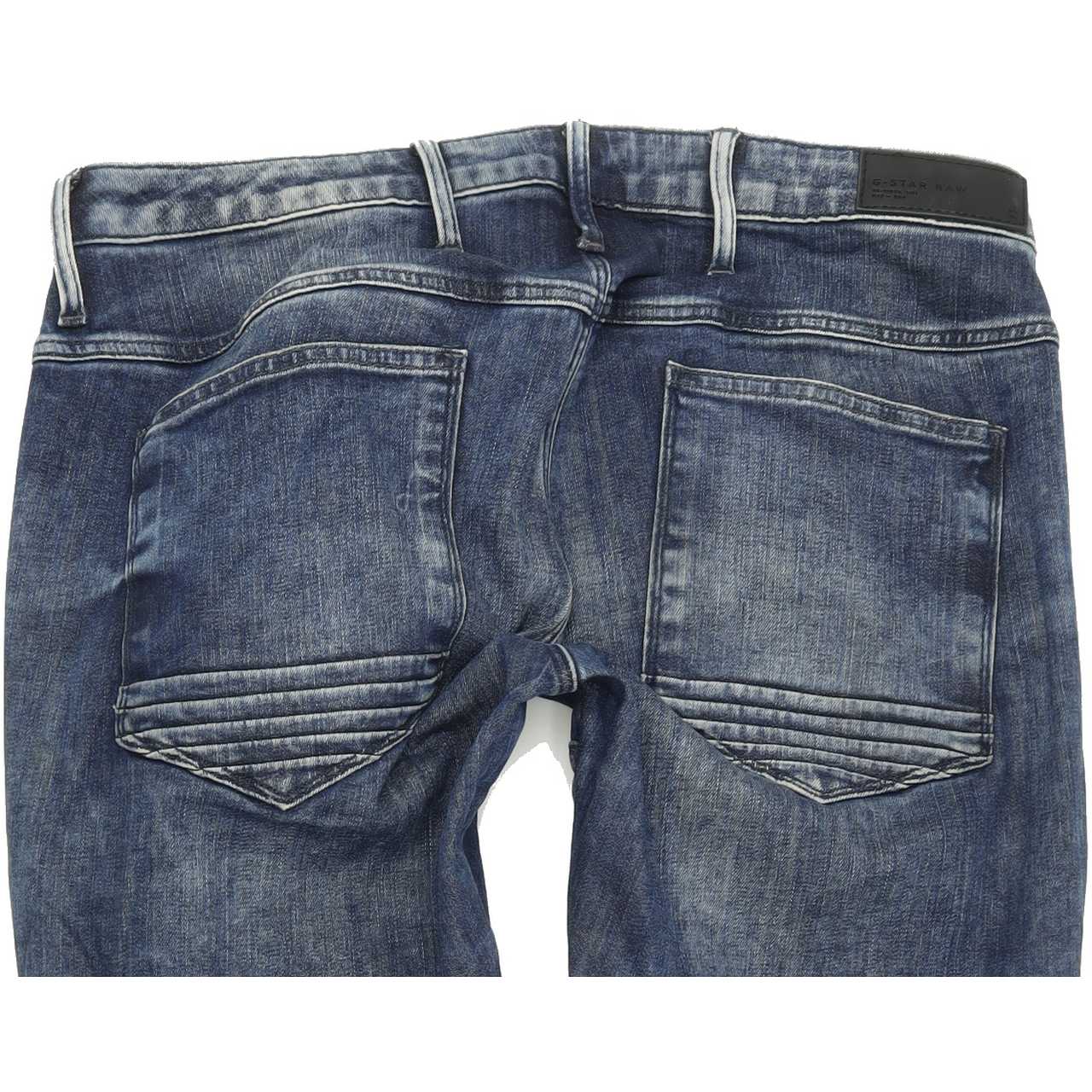 G-Star 5620 Custom Women Blue Tapered Regular Stretch Jeans W31 L30