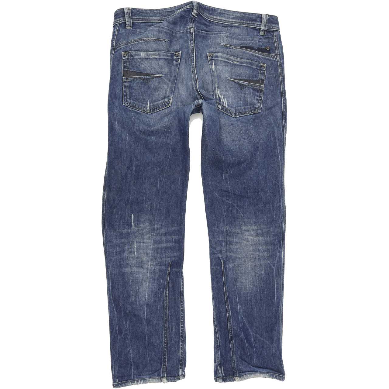 Diesel Darron 008SV Men Blue Straight Regular Stretch Jeans W33 L29