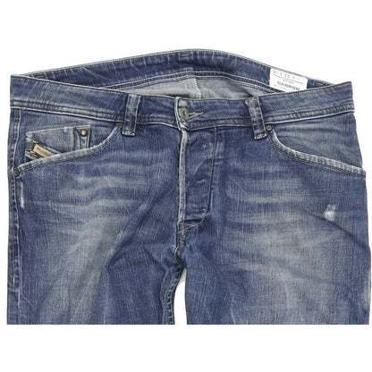 Diesel Darron 008SV Men Blue Straight Regular Stretch Jeans W33 L29