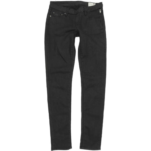 G-Star Women Black Skinny Slim Stretch Jeans W27 L30