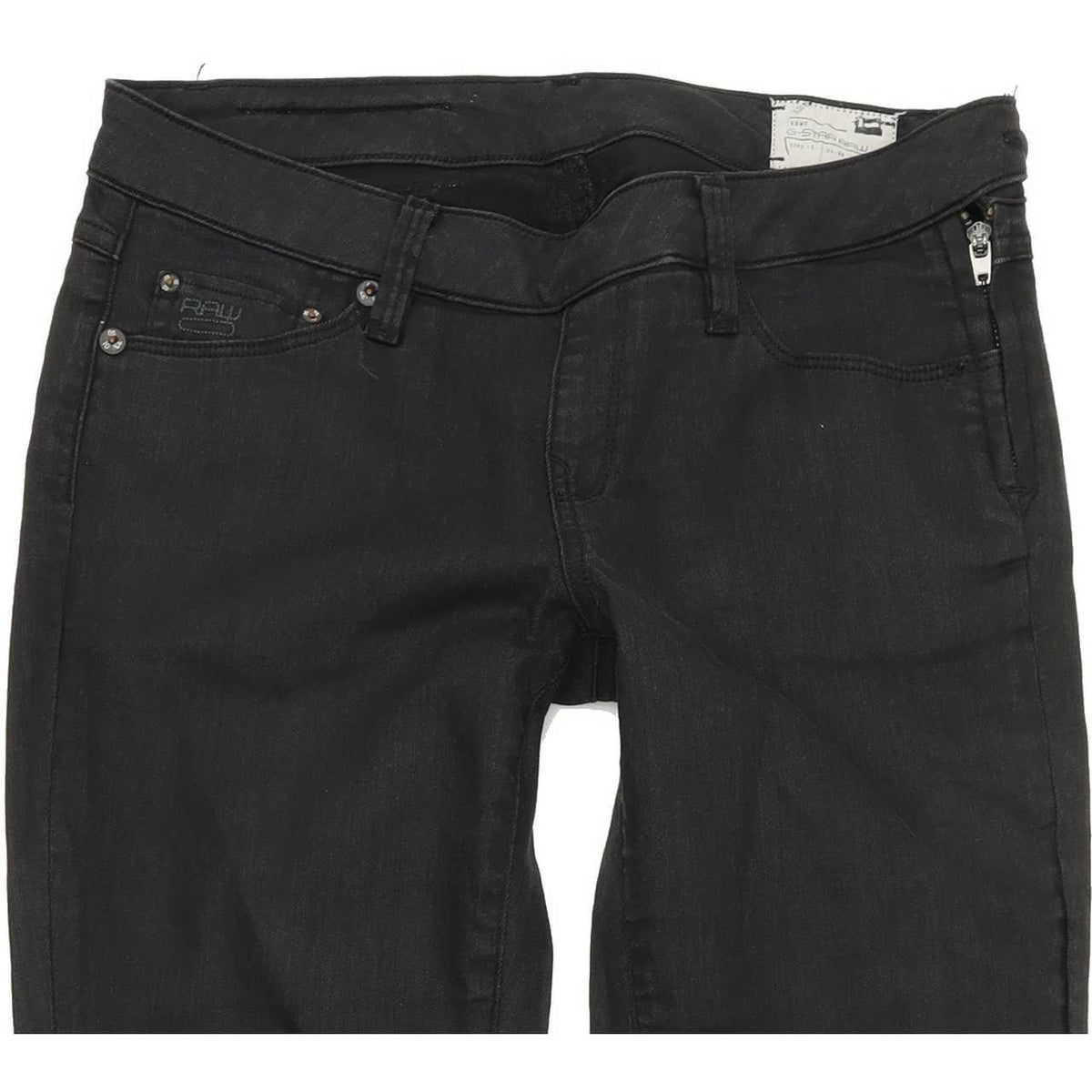 G-Star Women Black Skinny Slim Stretch Jeans W27 L30