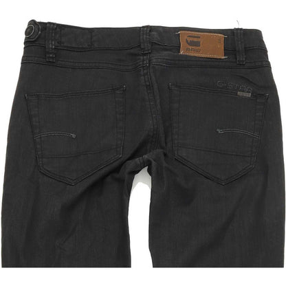 G-Star Women Black Skinny Slim Stretch Jeans W27 L30