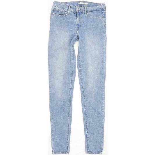Levi's Slimming Super Women Blue Skinny Slim Stretch Jeans W28 L32