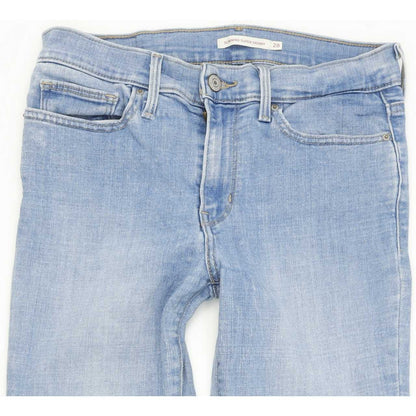 Levi's Slimming Super Women Blue Skinny Slim Stretch Jeans W28 L32