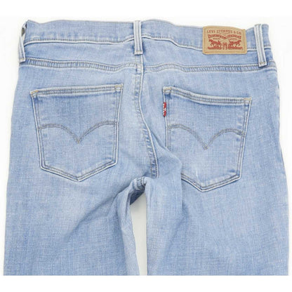 Levi's Slimming Super Women Blue Skinny Slim Stretch Jeans W28 L32