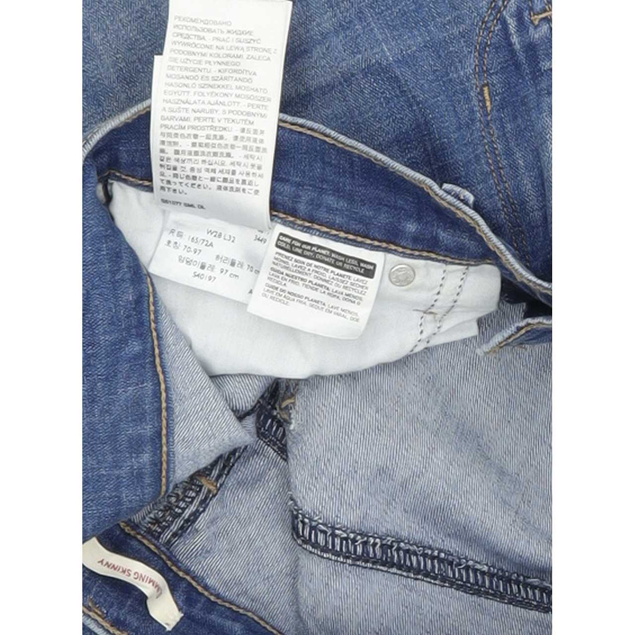 Levi's Slimming  Women Blue Skinny Slim Stretch Jeans W28 L32