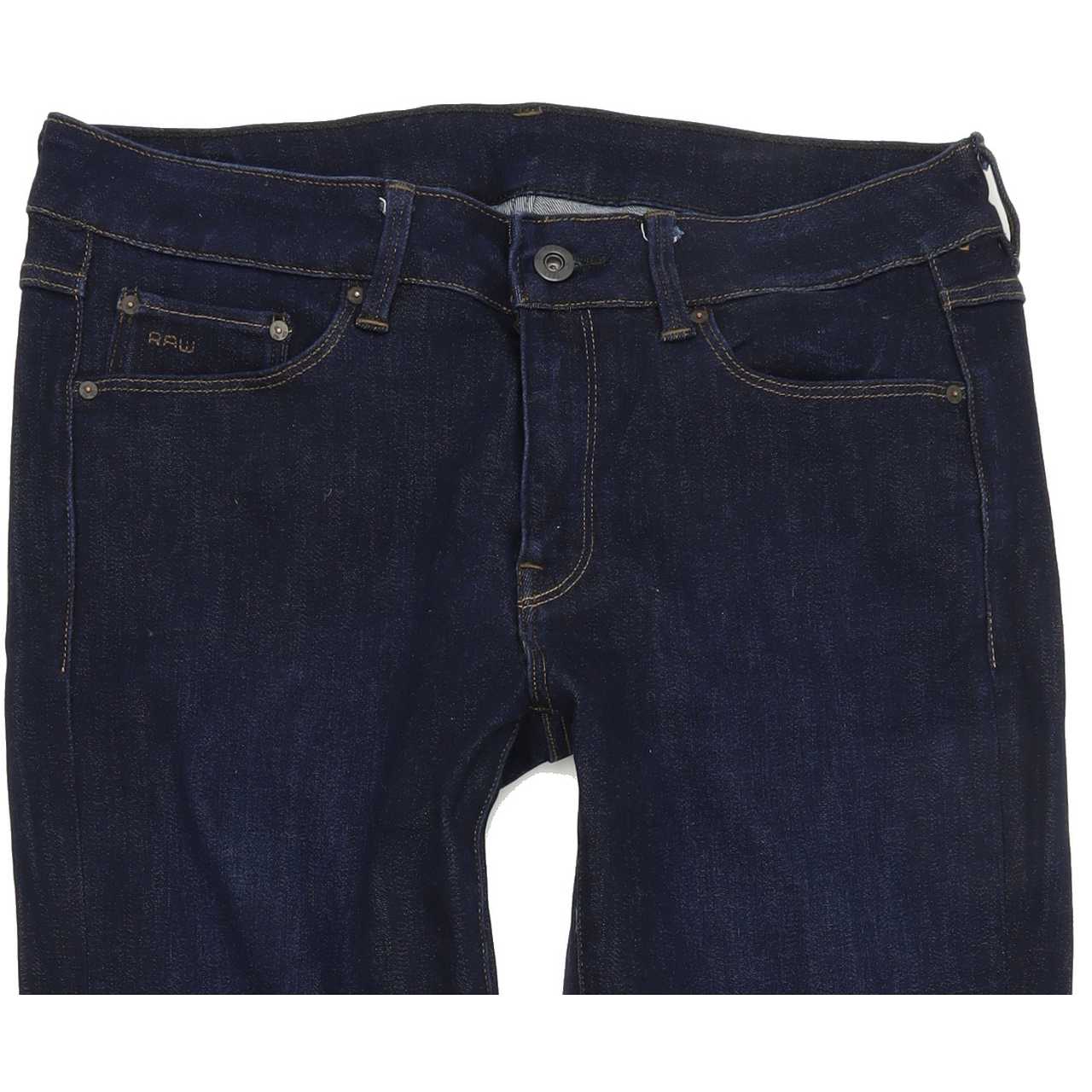 G-Star 3301 Contour Women Blue Straight Regular Stretch Jeans W30 L31