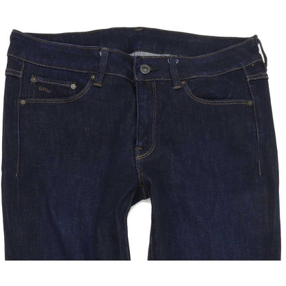 G-Star 3301 Contour Women Blue Straight Regular Stretch Jeans W30 L31