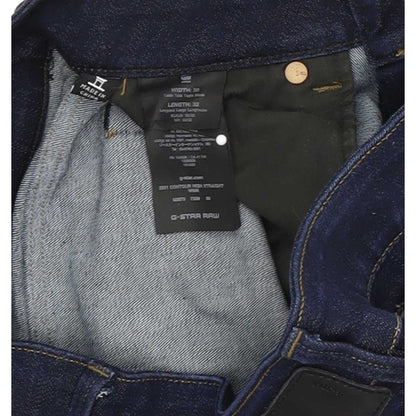 G-Star 3301 Contour Women Blue Straight Regular Stretch Jeans W30 L31