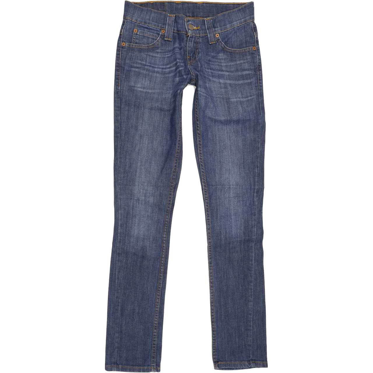 Levi's 603 Women Blue Straight Slim Stretch Jeans W26 L32