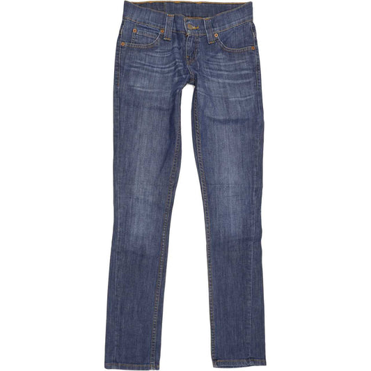 Levi's 603 Women Blue Straight Slim Stretch Jeans W26 L32