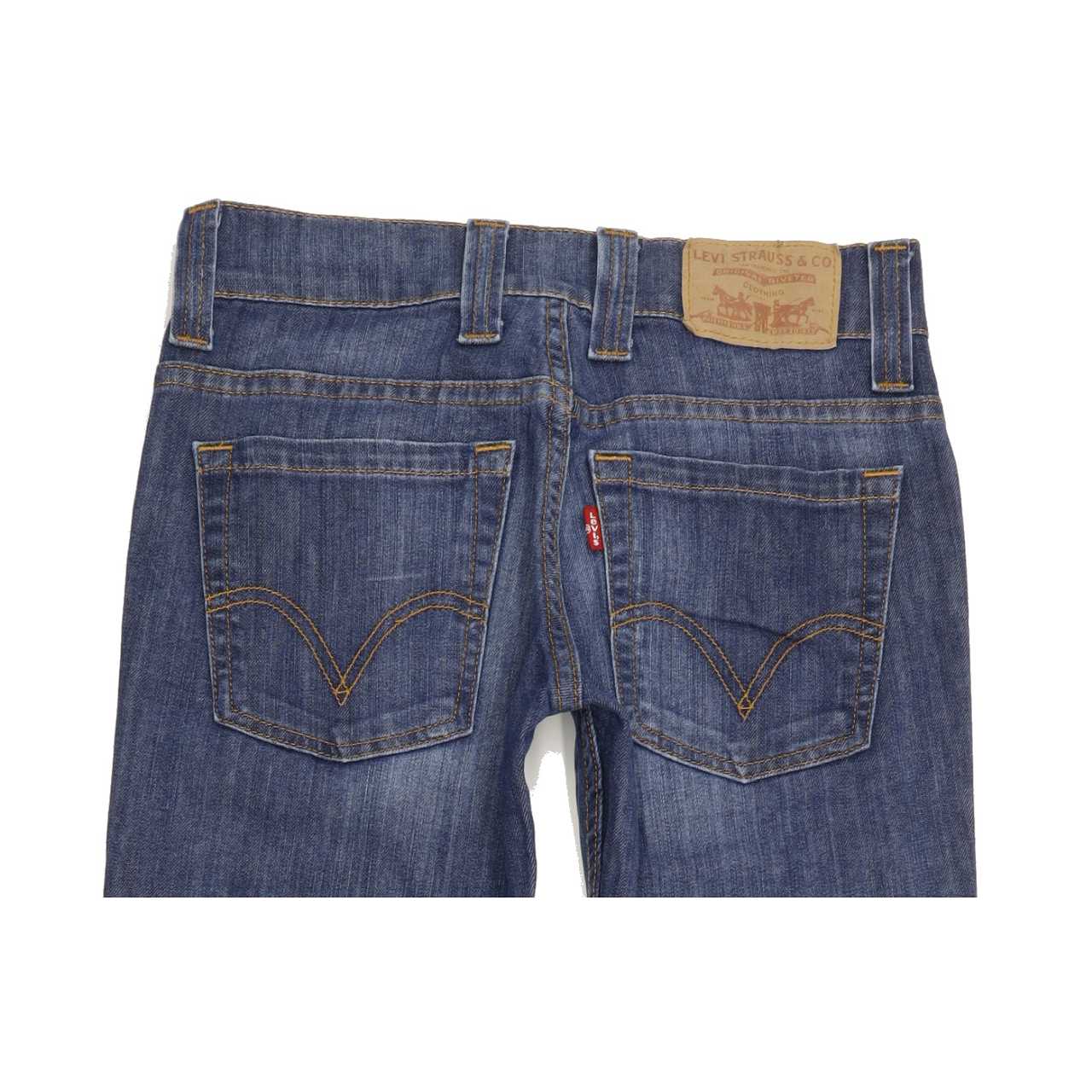 Levi's 603 Women Blue Straight Slim Stretch Jeans W26 L32