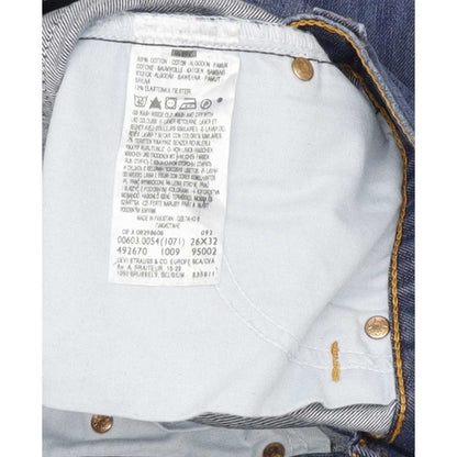 Levi's 603 Women Blue Straight Slim Stretch Jeans W26 L32