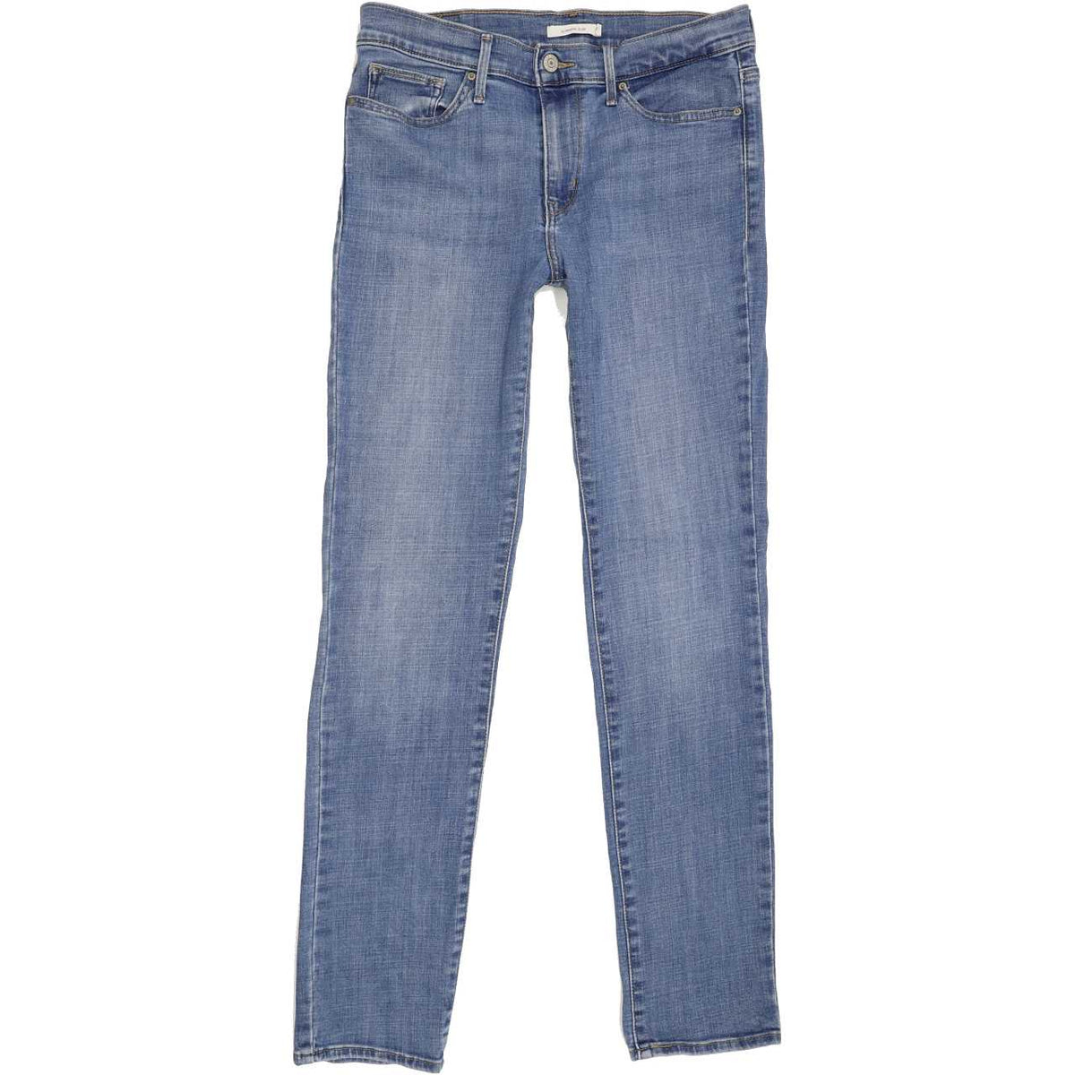 Levi's Slimming Women Blue Straight Slim Stretch Jeans W29 L31