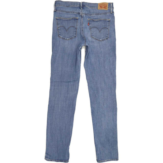 Levi's Slimming Women Blue Straight Slim Stretch Jeans W29 L31