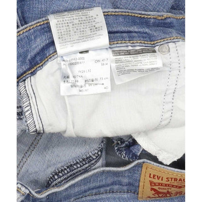 Levi's Slimming Women Blue Straight Slim Stretch Jeans W29 L31