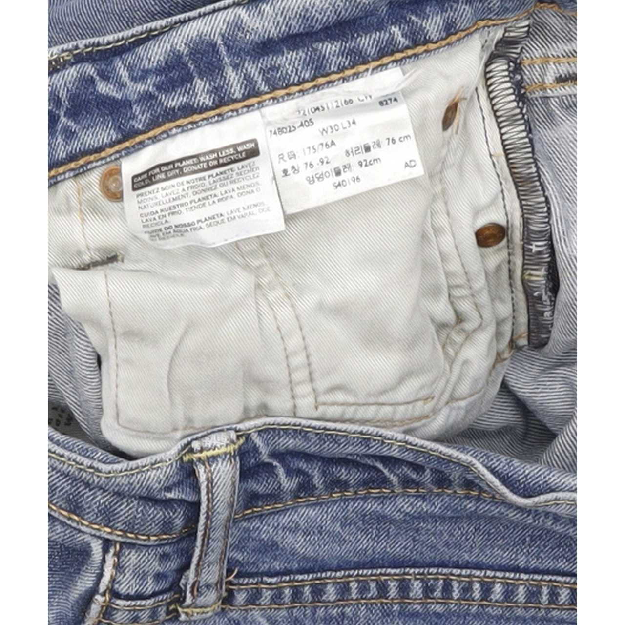 Levi's 511 Men Blue Straight Slim Jeans W30 L33