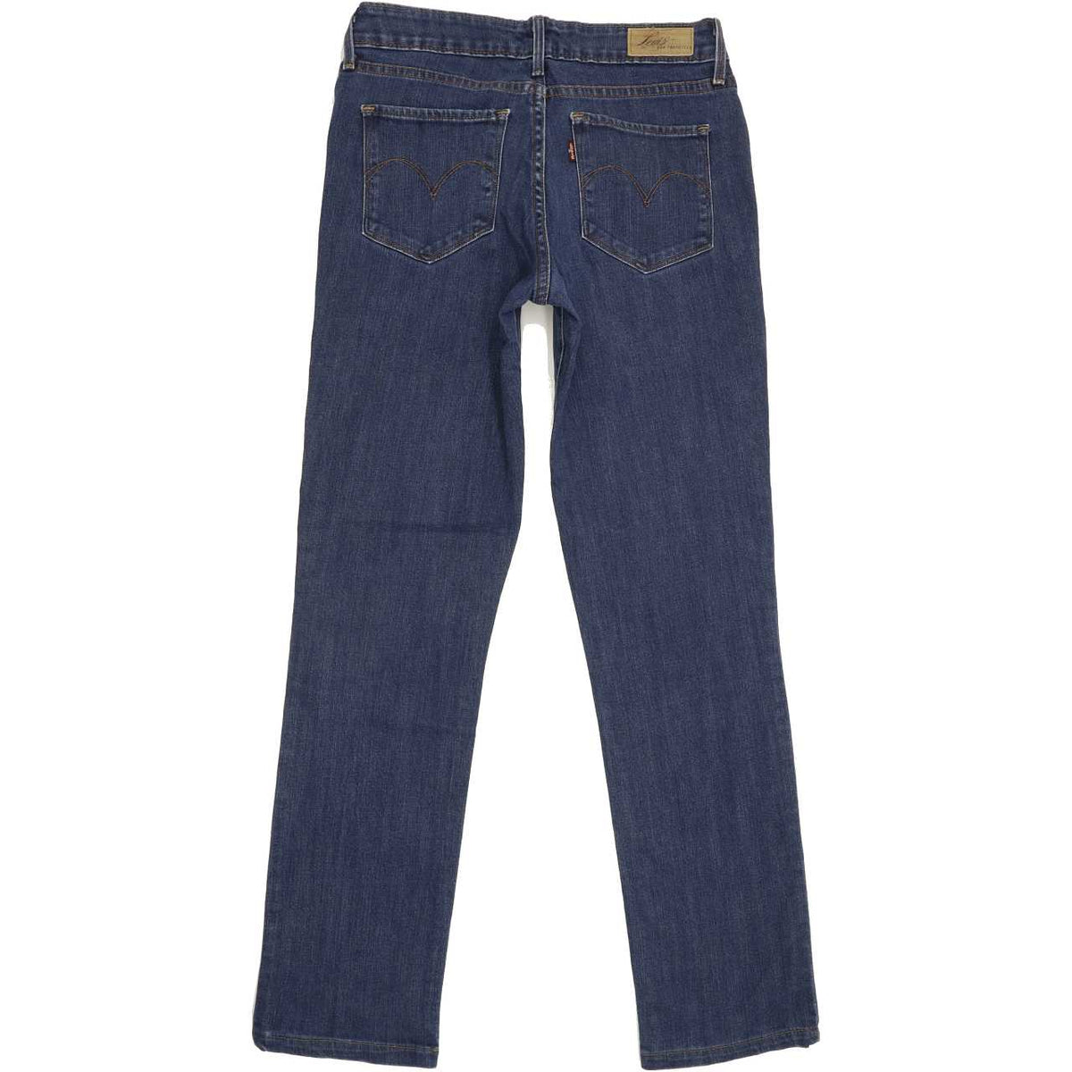 Levi's Bold Curve Women Blue Straight Slim Stretch Jeans W28 L30