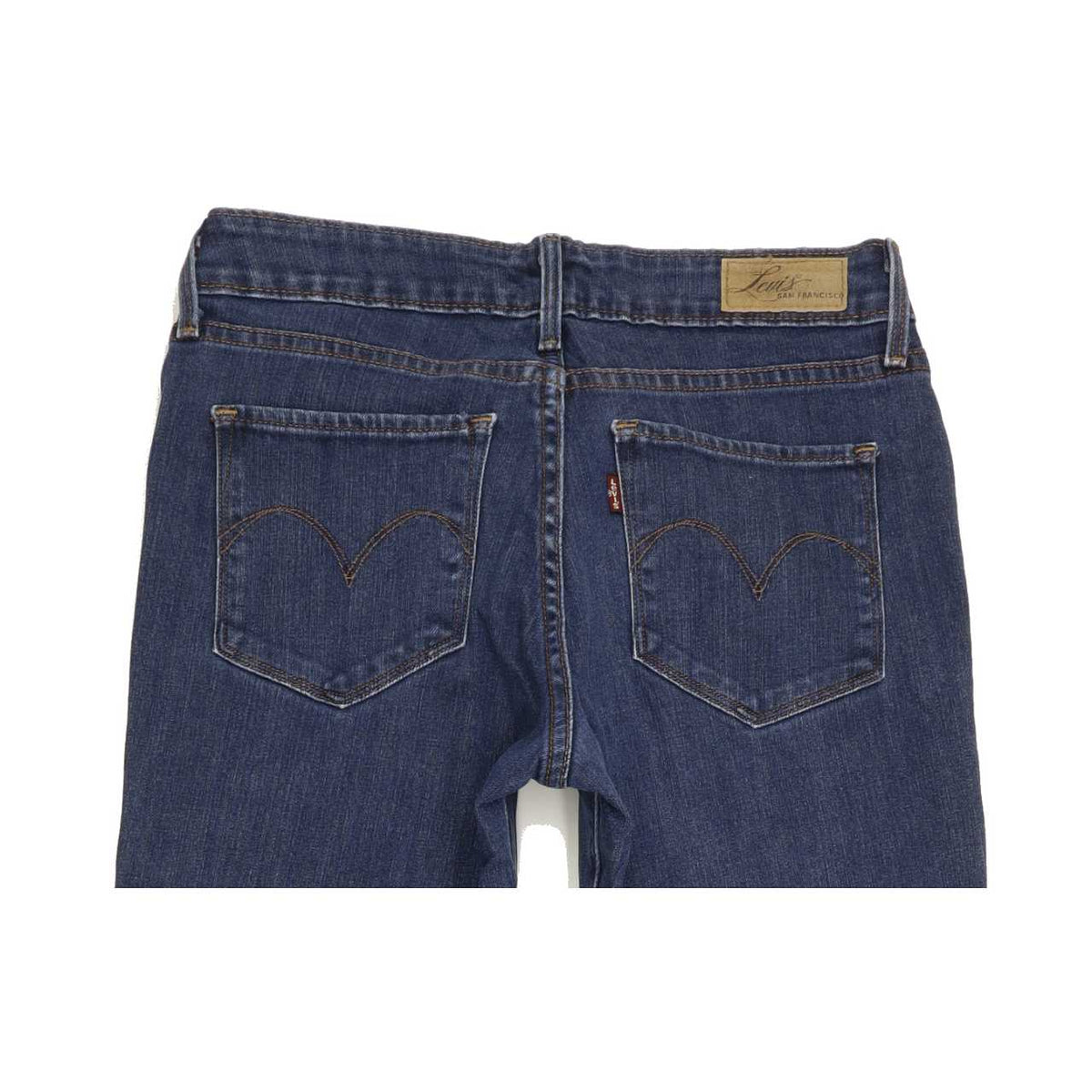 Levi's Bold Curve Women Blue Straight Slim Stretch Jeans W28 L30