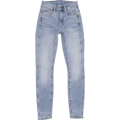 G-Star 3301 High Rise Women Blue Skinny Stretch Jeans W24 L27