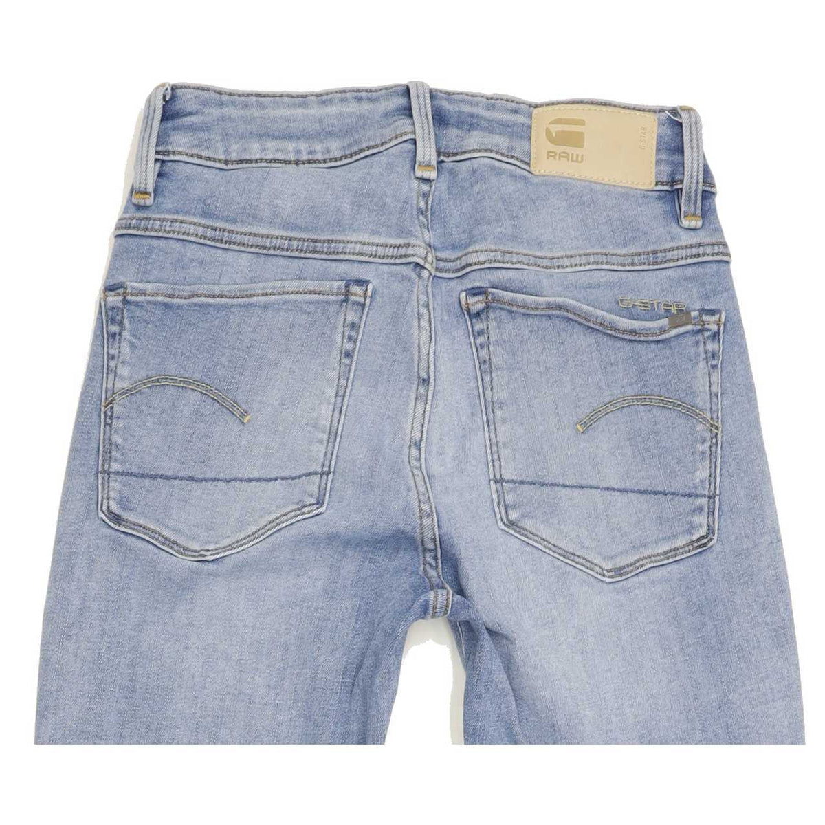 G-Star 3301 High Rise Women Blue Skinny Stretch Jeans W24 L27