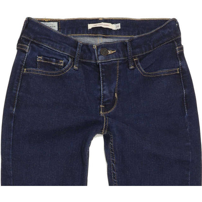 Levi's 710 Women Blue Skinny Slim Stretch Jeans W26 L29