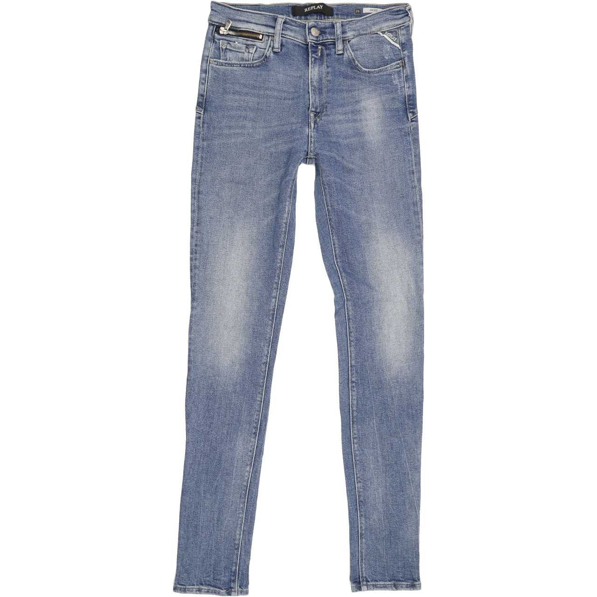 Replay Zackie Women Blue Skinny Regular Stretch Jeans W26 L30