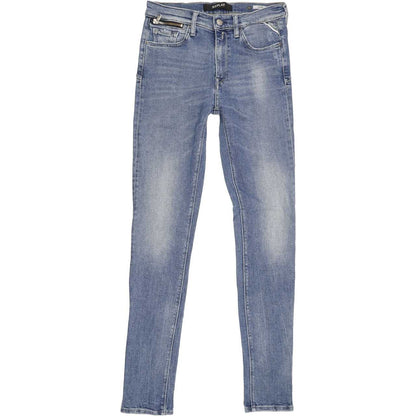 Replay Zackie Women Blue Skinny Regular Stretch Jeans W26 L30