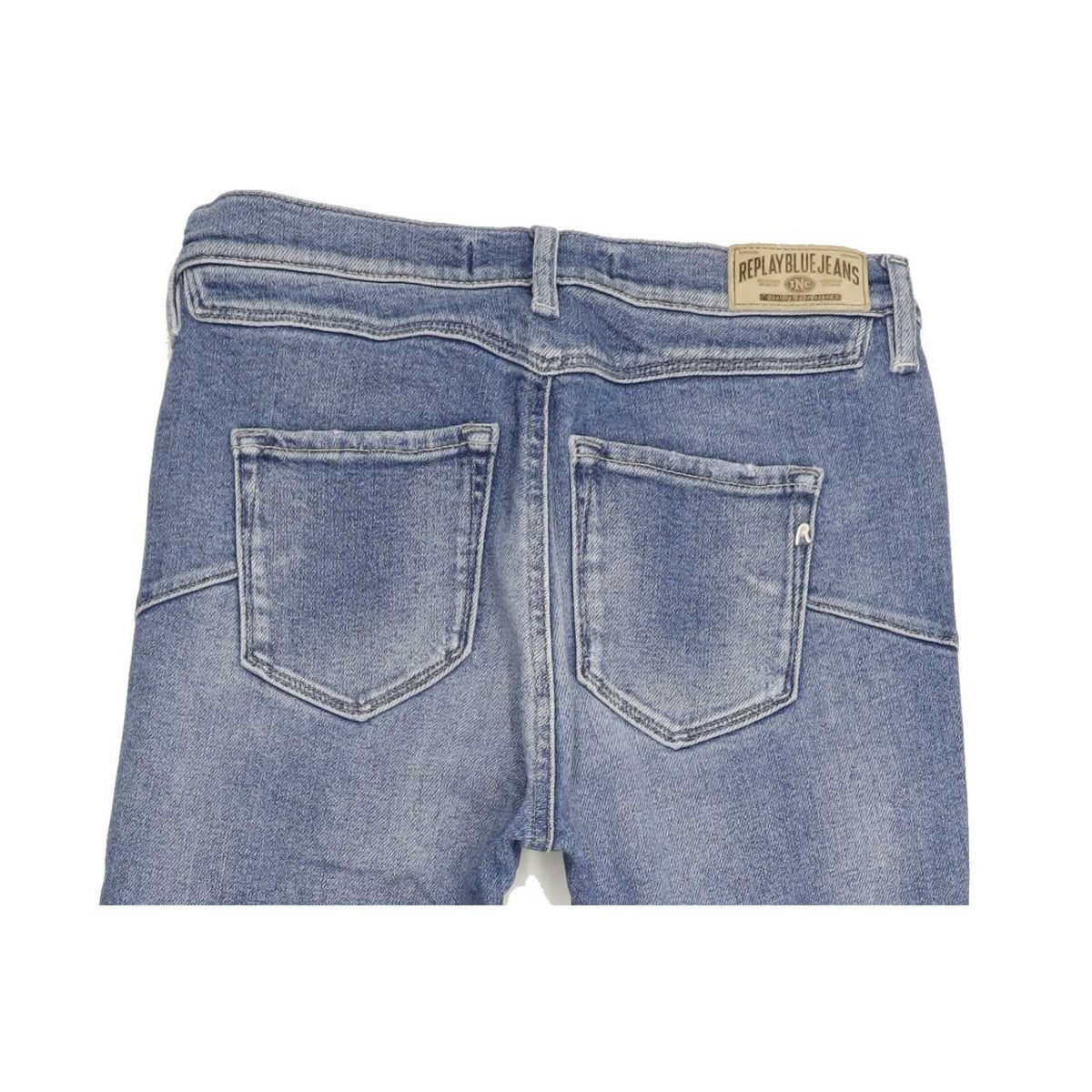 Replay Zackie Women Blue Skinny Regular Stretch Jeans W26 L30