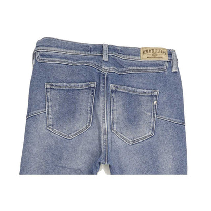Replay Zackie Women Blue Skinny Regular Stretch Jeans W26 L30