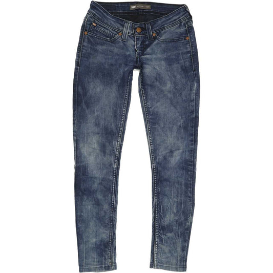 Levi's Demi Curve Women Blue Skinny Slim Stretch Jeans W24 L28