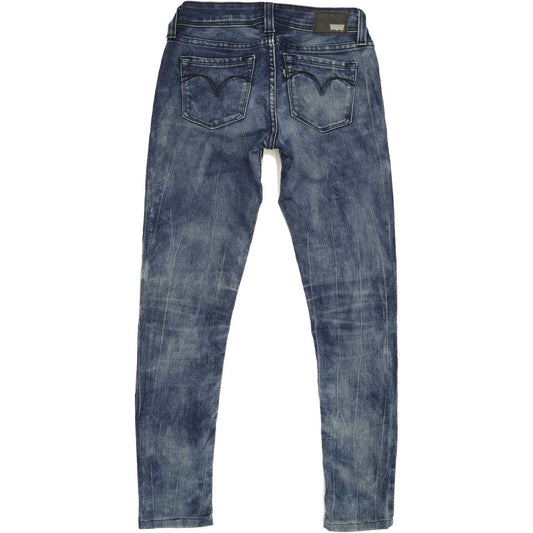 Levi's Demi Curve Women Blue Skinny Slim Stretch Jeans W24 L28