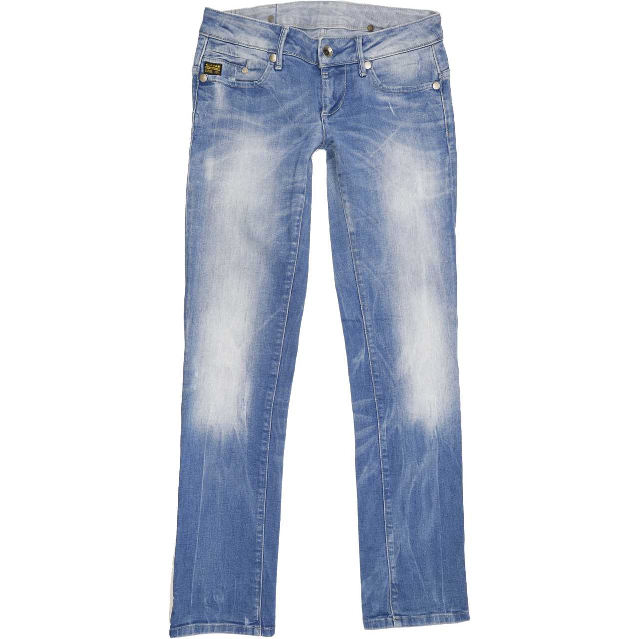 G-Star Midge Women Blue Straight Slim Stretch Jeans W29 L32