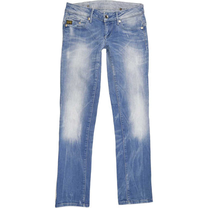 G-Star Midge Women Blue Straight Slim Stretch Jeans W29 L32