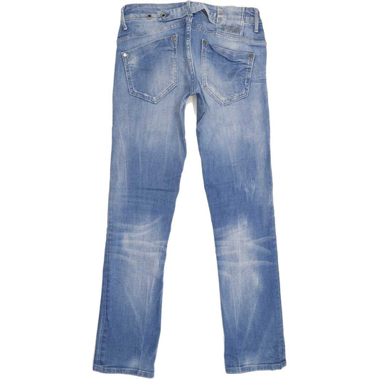 G-Star Midge Women Blue Straight Slim Stretch Jeans W29 L32