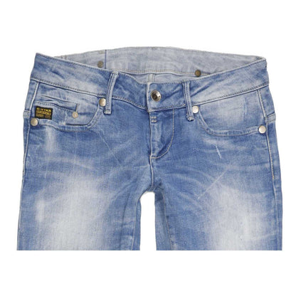 G-Star Midge Women Blue Straight Slim Stretch Jeans W29 L32