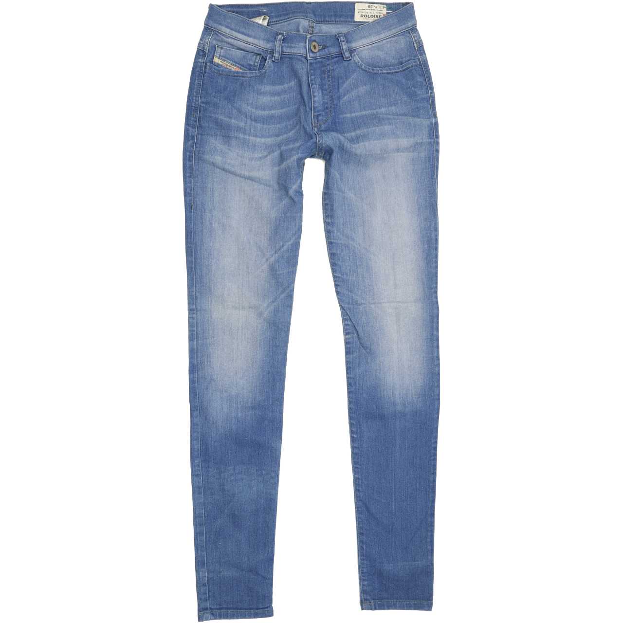 Diesel Roloise Women Blue Skinny Regular Stretch Jeans W29 L32