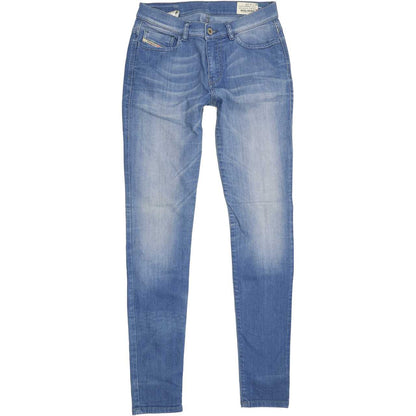 Diesel Roloise Women Blue Skinny Regular Stretch Jeans W29 L32