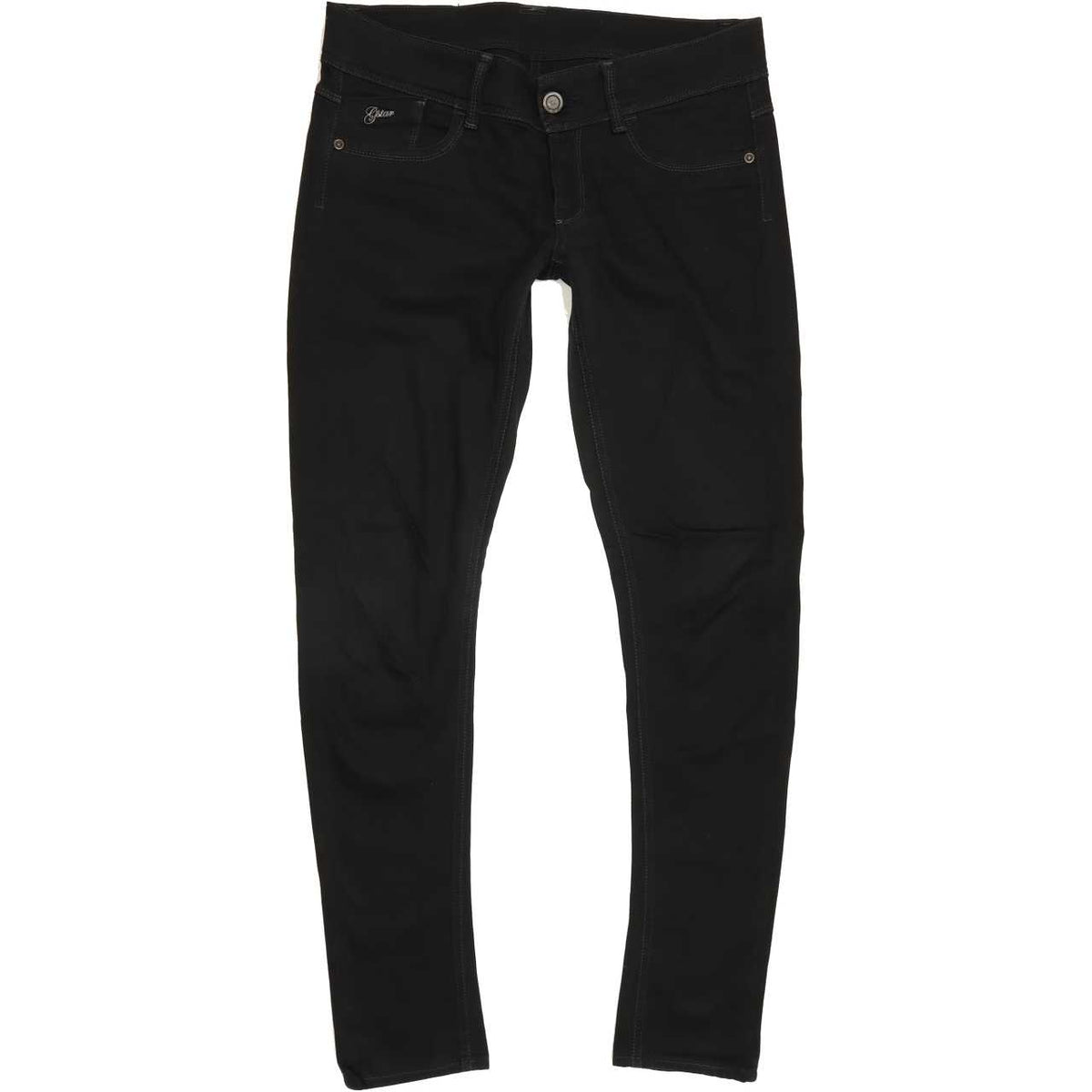 G-Star Lynn Women Black Skinny Slim Stretch Jeans W29 L31