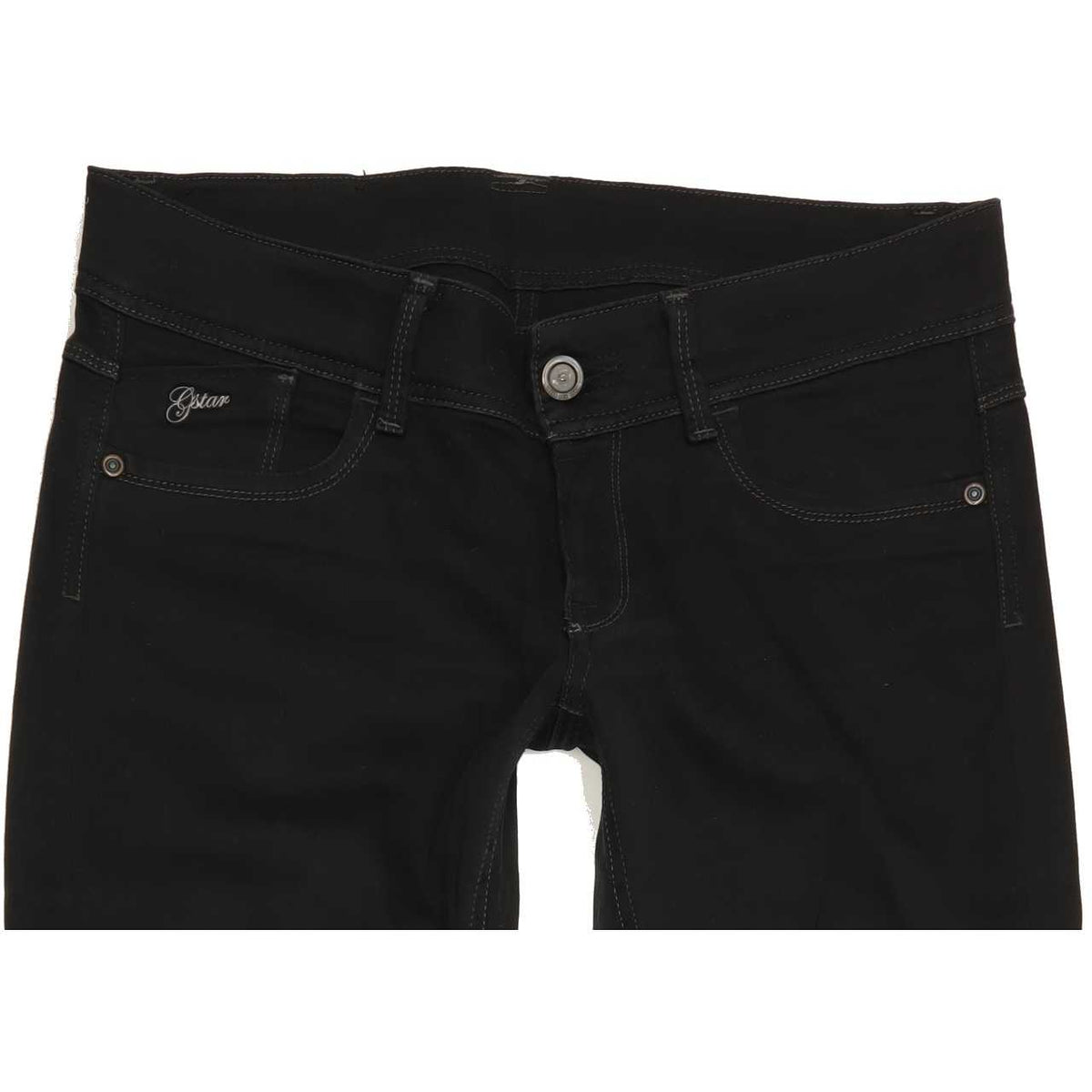G-Star Lynn Women Black Skinny Slim Stretch Jeans W29 L31