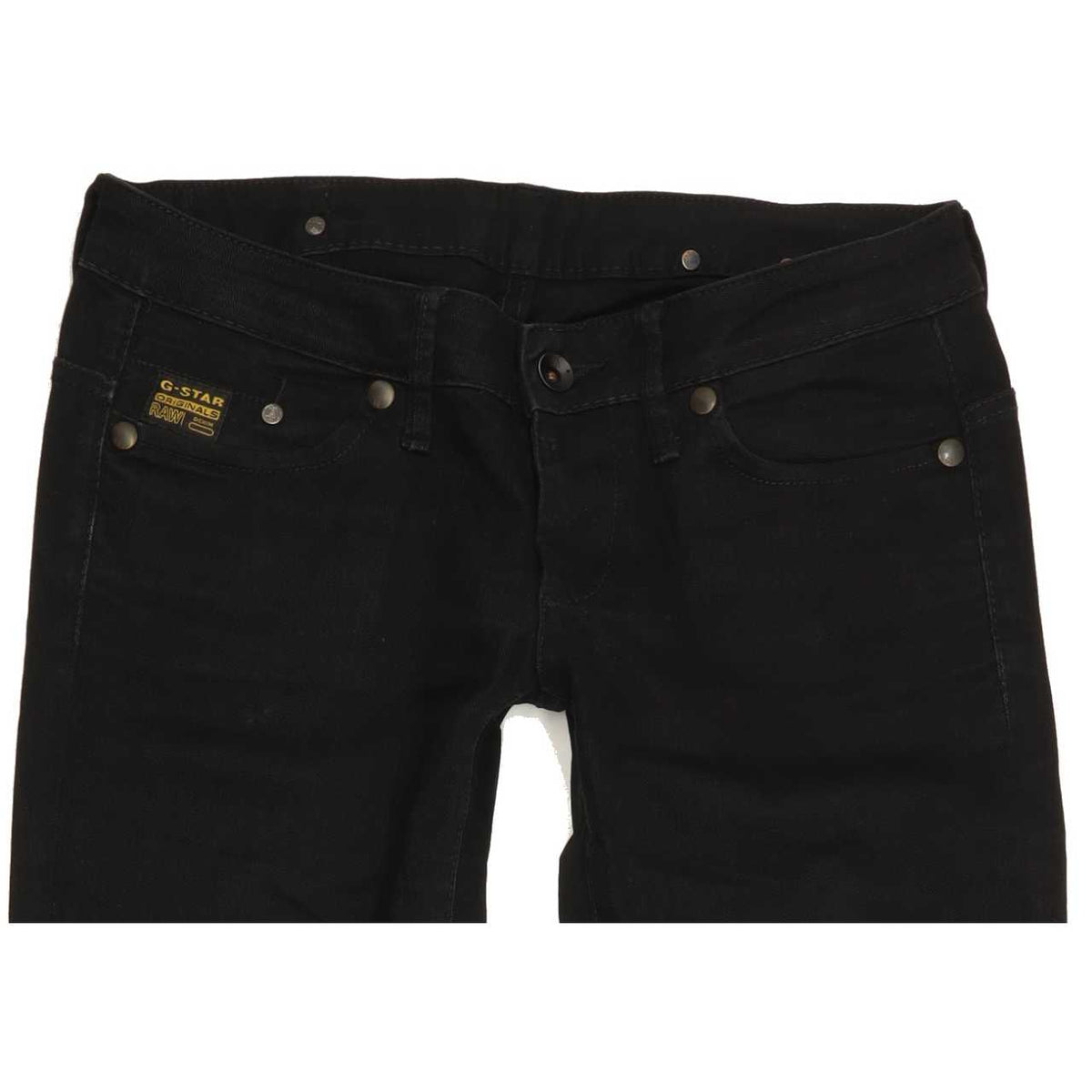 G-Star Midge Women Black Skinny Slim Stretch Jeans W28 L31