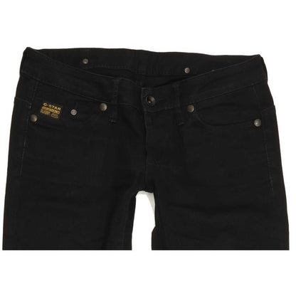G-Star Midge Women Black Skinny Slim Stretch Jeans W28 L31