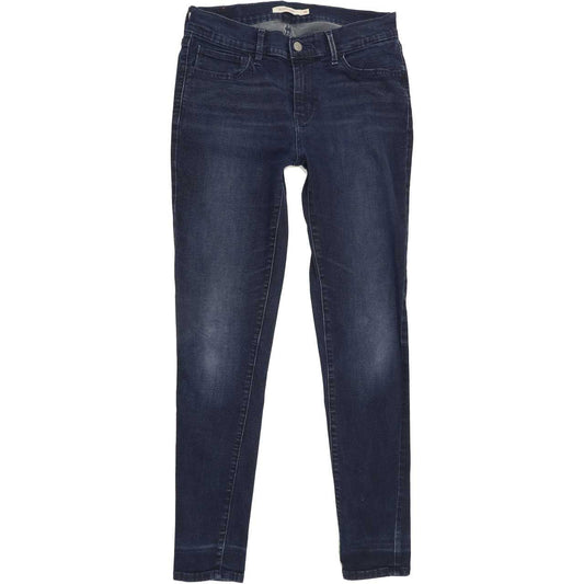 Levi's 710 Women Blue Skinny Regular Stretch Jeans W30 L30