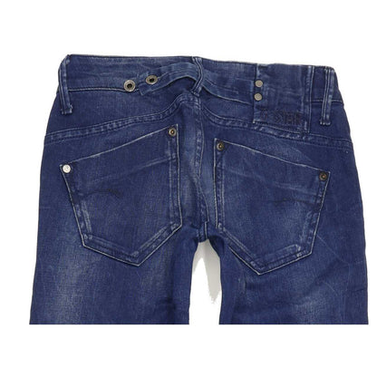 G-Star Midge Women Blue Straight Slim Stretch Jeans W25 L29
